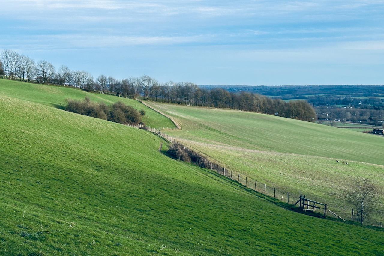 The hills near Brasted, England